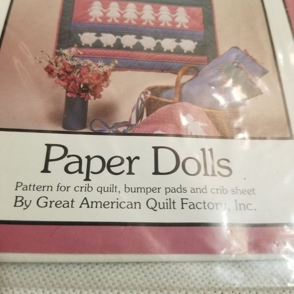 1984 Dream Spinner Paper Dolls quilt patterns Pat039 - Picture 3 of 4